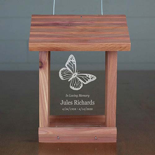 Butterfly Memorial Bird Feeder