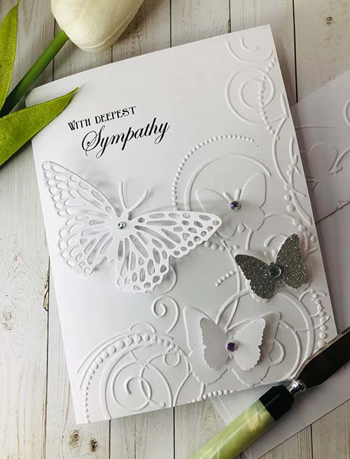 Butterfly Memorial Gifts - Deepest Sympathy Cards