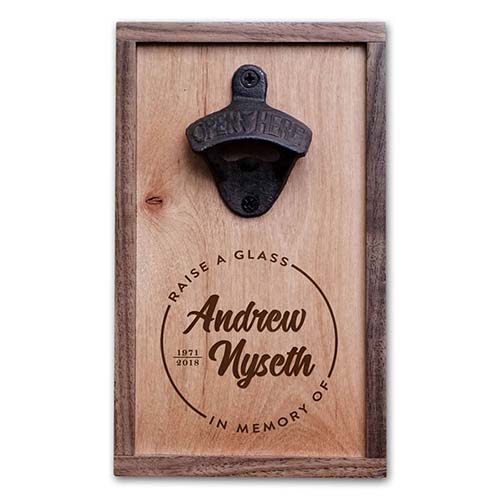 Fishing Memorial Gifts - Custom Bottle Opener