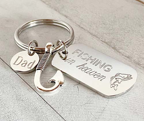 Fishing Memorial Gifts - Keychain