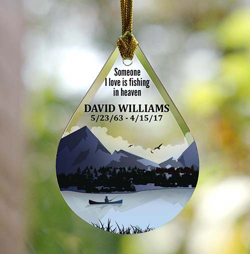 Memorial Fisherman Ornament
