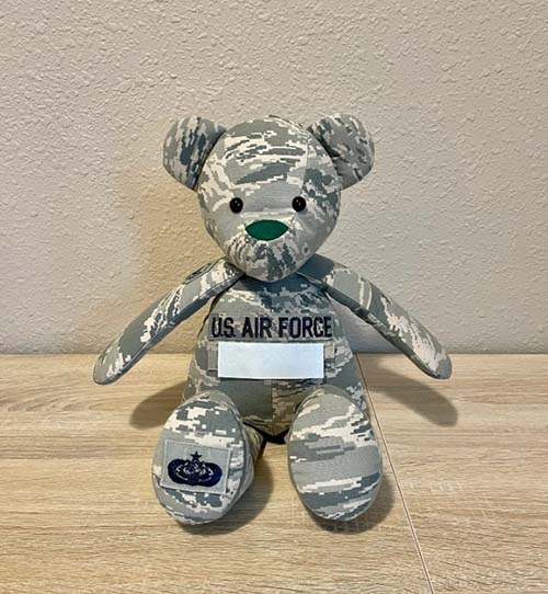 military memorial gifts - military memory bear