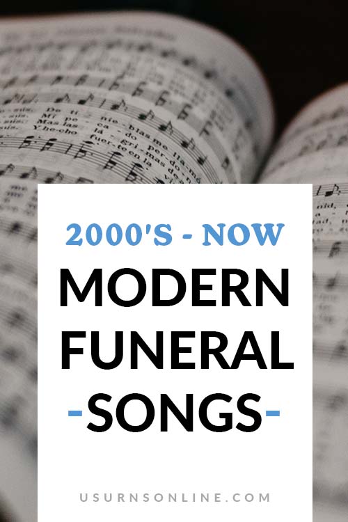Modern Funeral Songs - Pin It Image