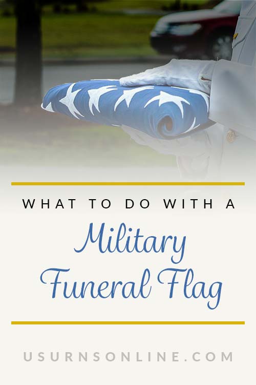 What to do with a military funeral flag- feat image