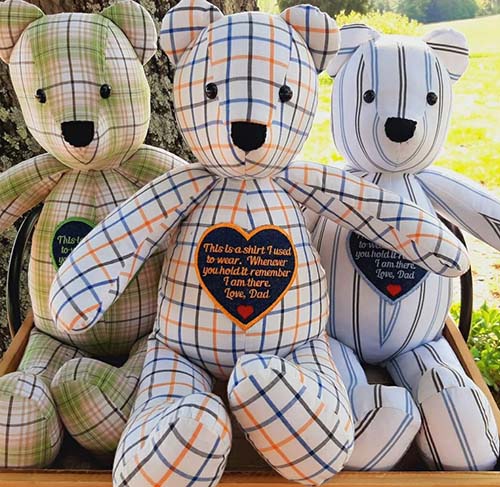custom made memorial bears