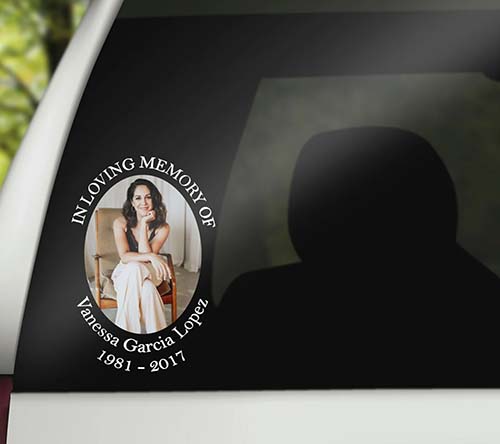 remembrance gifts - memorial car decal