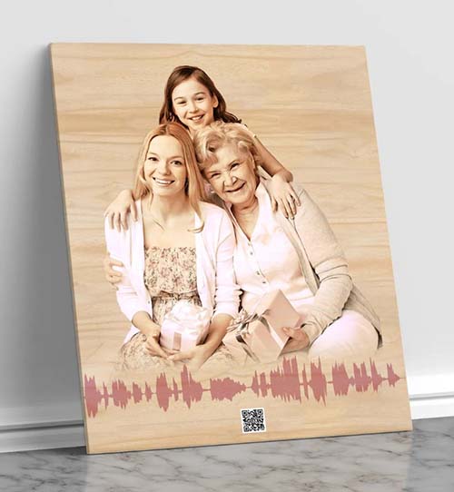 remembrance gifts - soundwave memorial photo wall art