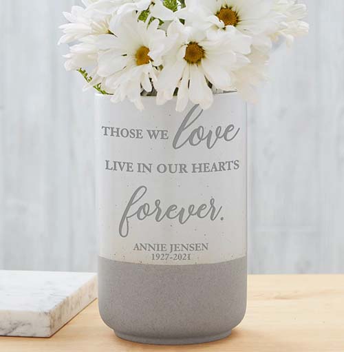 remembrance gifts - those we love don't go away remembrance vase
