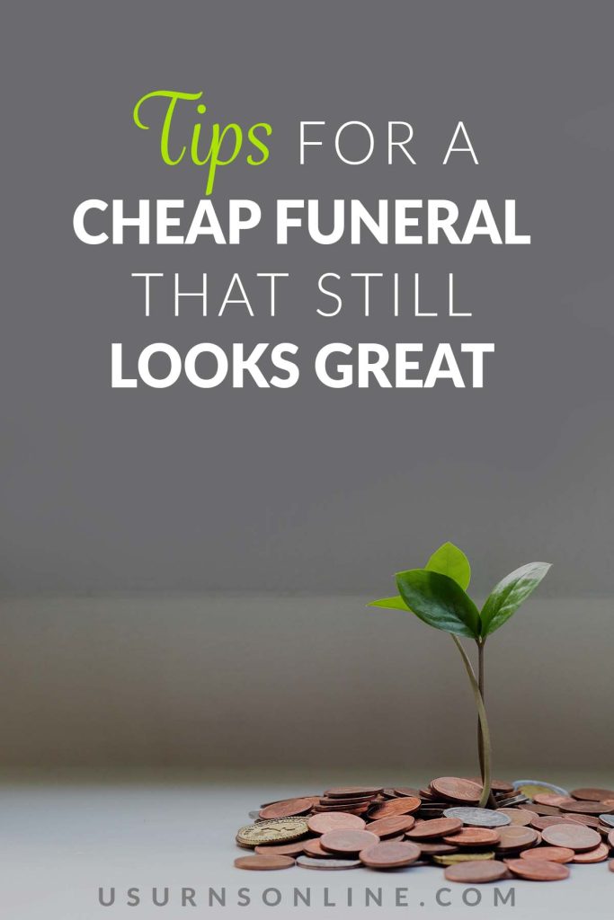 frugal funeral - pin it image