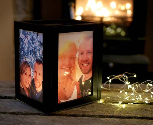 memorial photo lamp