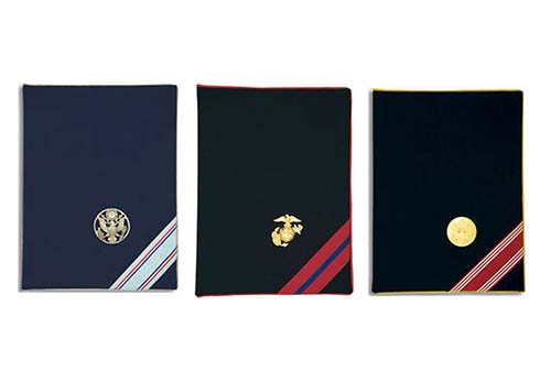 Memorial Service Guest Book - military