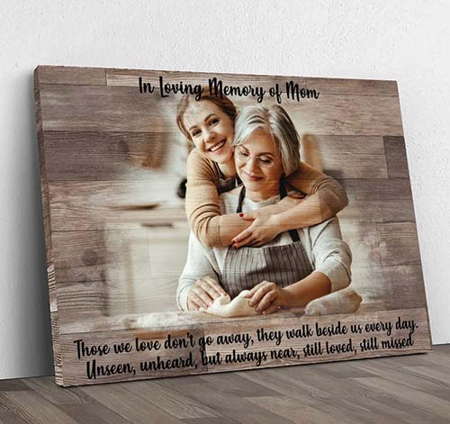 photo memorials - memorial portrait on canvas