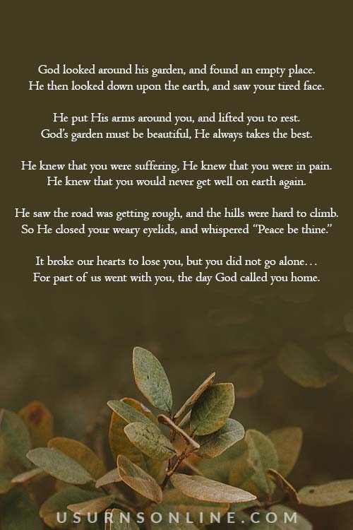 God's Garden poem
