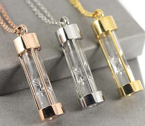 cremation ashes hourglass