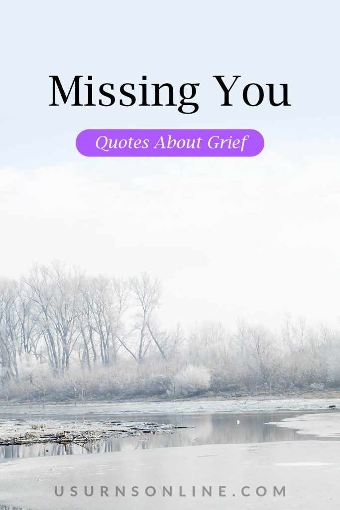 missing you quotes - pin it image