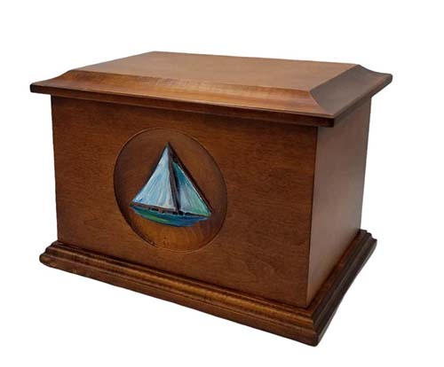 groton sailboat maple urn