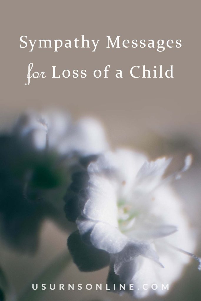 sympathy messages for loss of child - feature image