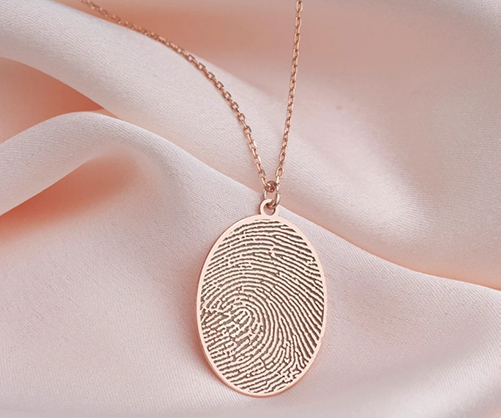 Fingerprint & Handwriting Necklace