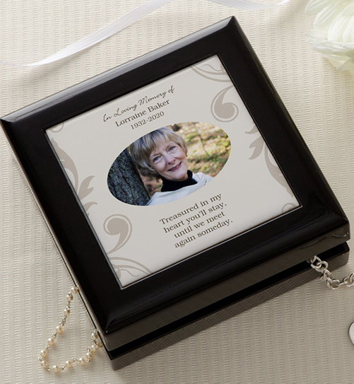 In Loving Memory Photo Jewelry Box