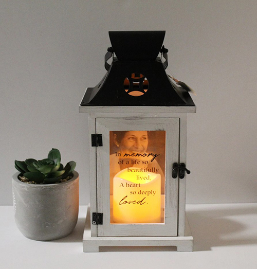memorial lantern picture frame