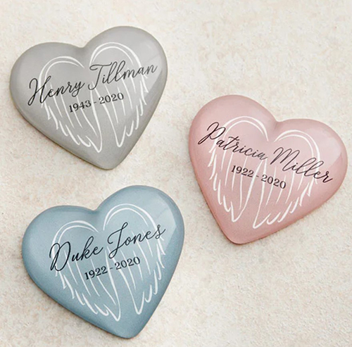 Personalized Mini Heart Keepsakes