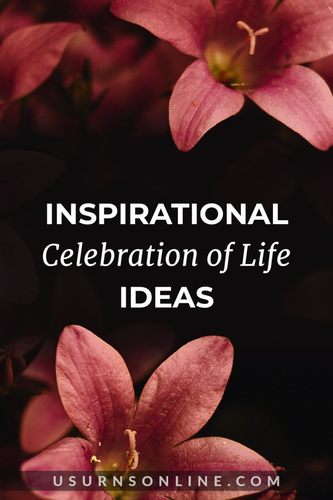 celebration of life ideas - pin it image
