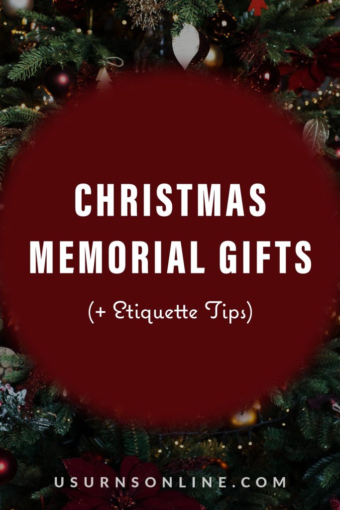 Christmas Memorial Gifts - Pin It Image