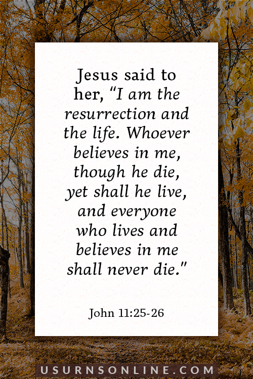 comforting bible verses: everyone who lives and believes in me shall never die.” – John 11:25-26