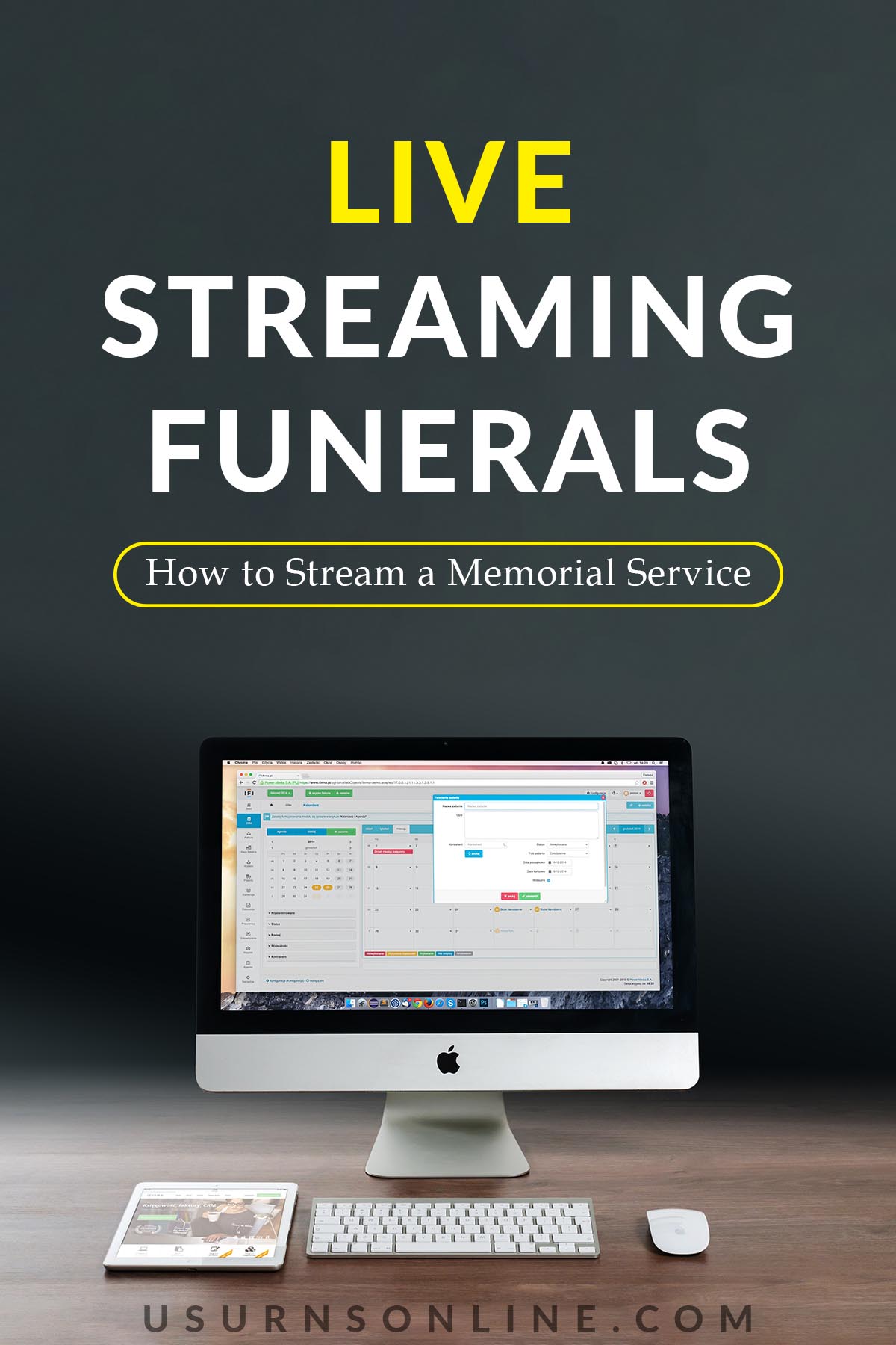 how to live stream funerals - feature image