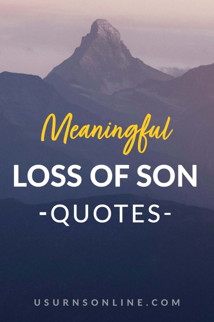 loss of son quotes - pin it image