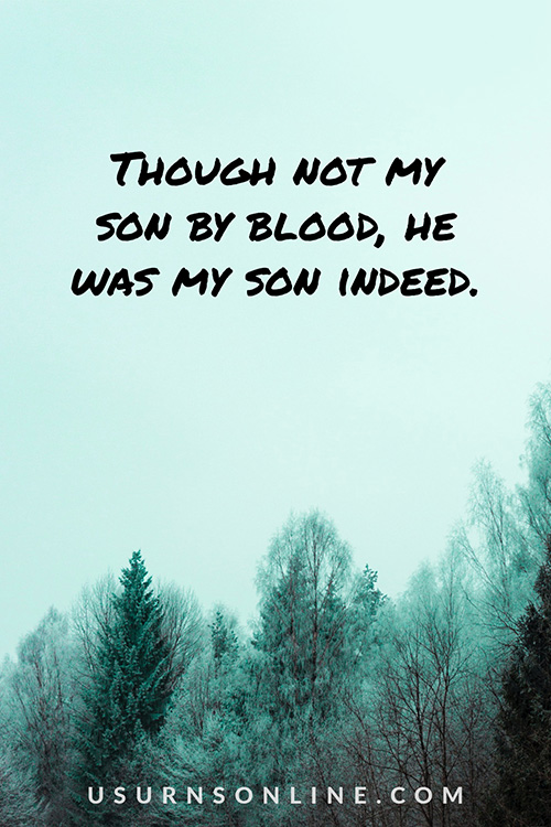 not my son by blood