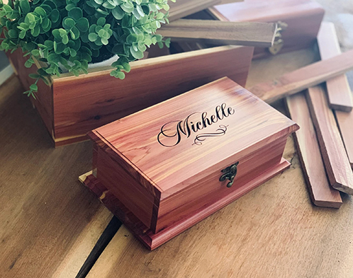 Engraved Keepsake Box