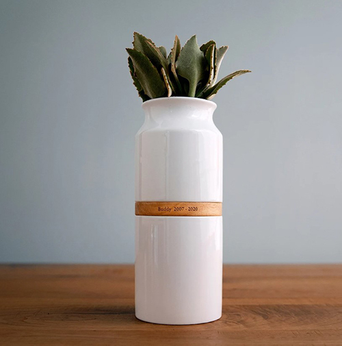 pet urn vase