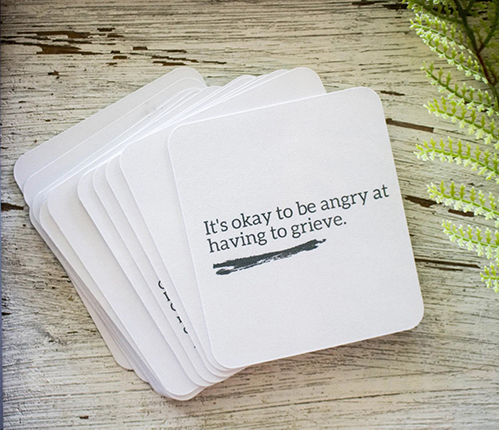 gifts for someone who lost a parent - Grief Affirmation Cards