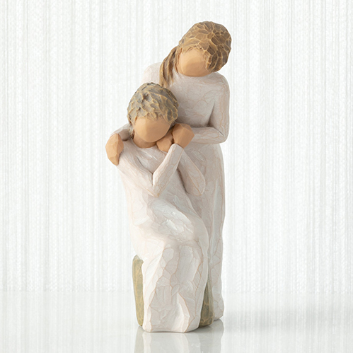 gifts for someone who lost a parent - Loving My Mother Willow Tree Figurine