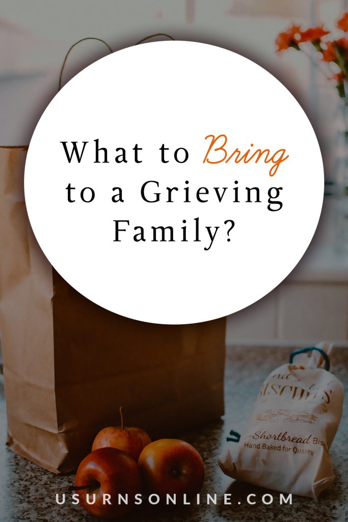 take to a grieving family - pin it image
