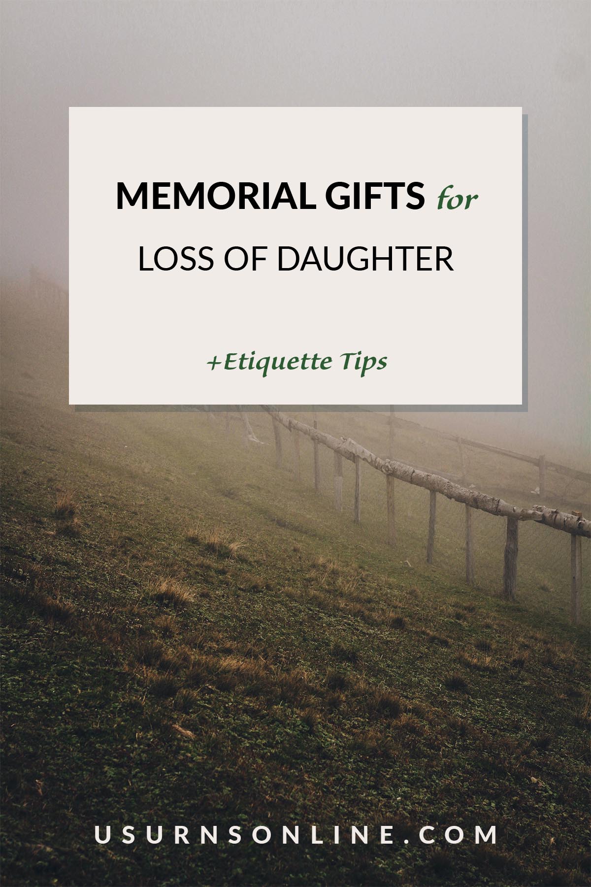 Gifts for loss of sales daughter