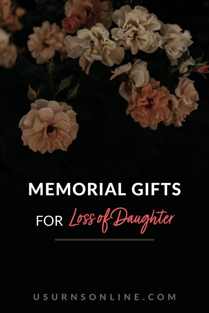 memorial gifts for loss of daughter - pin it image
