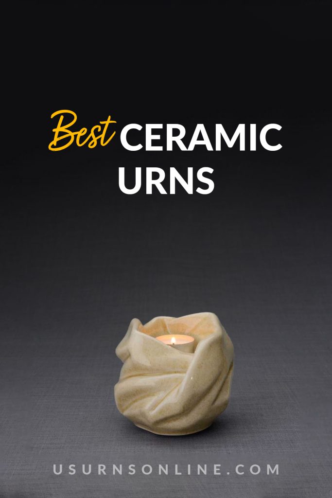 ceramic urns - pin it image