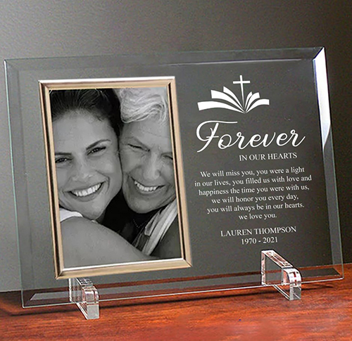 Custom Photo Frame with Poem