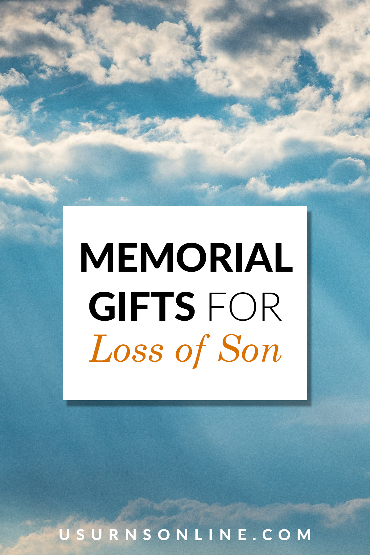 memorial gifts for loss of son - feature image