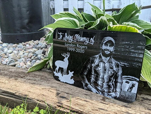 Personalized Photo Acrylic Memorial Sign