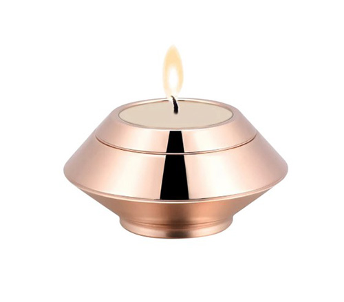 Miniature Rose Gold Keepsake Tealight Urn