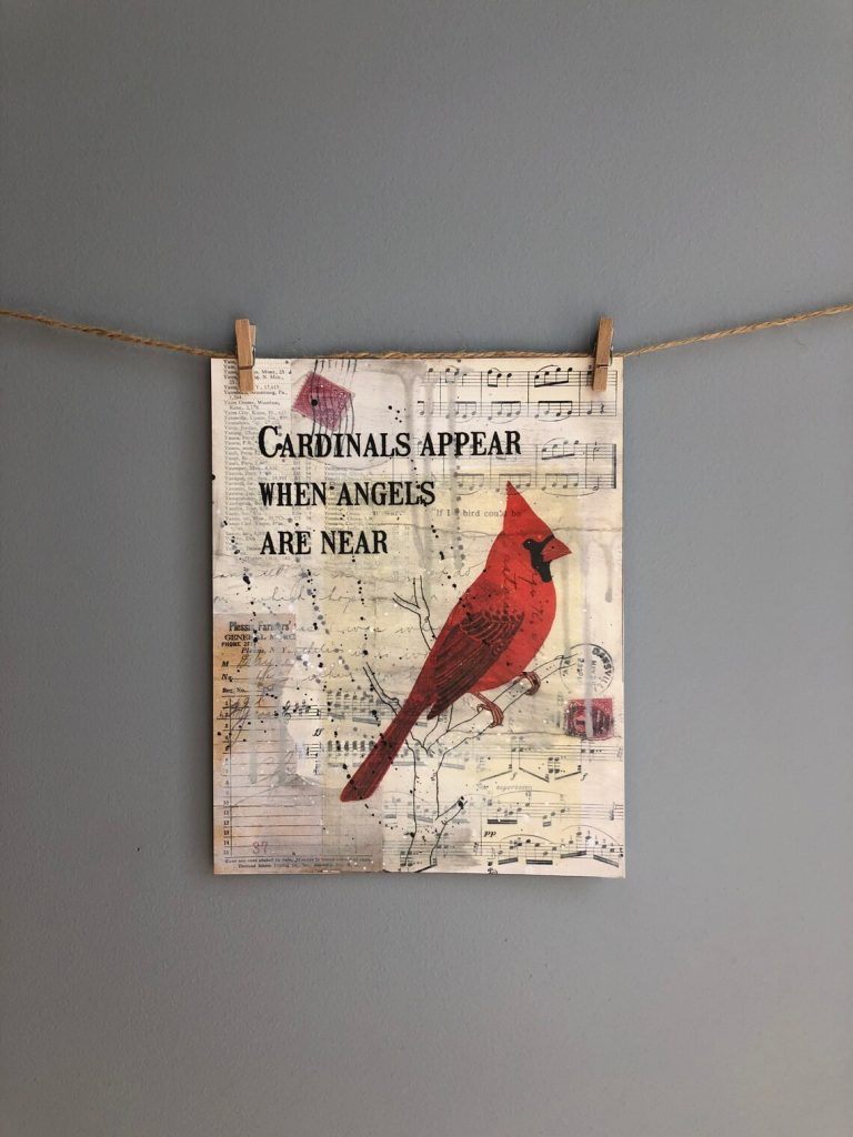 Cardinal Meaning Gifts - Mod-Podge