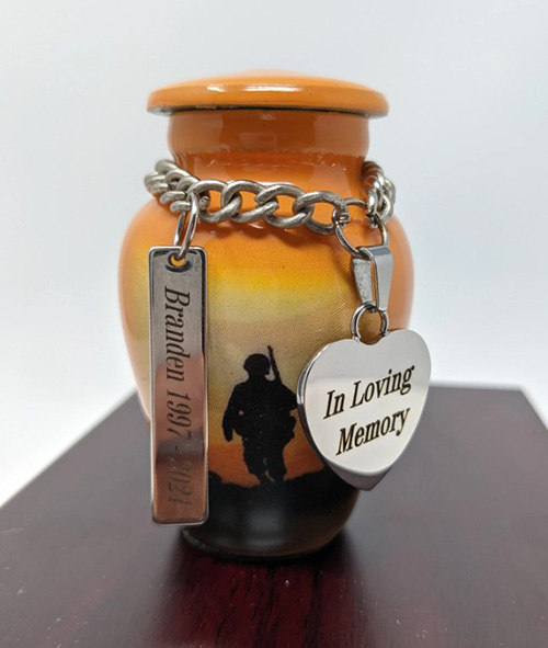 custom keepsake urns for military USA