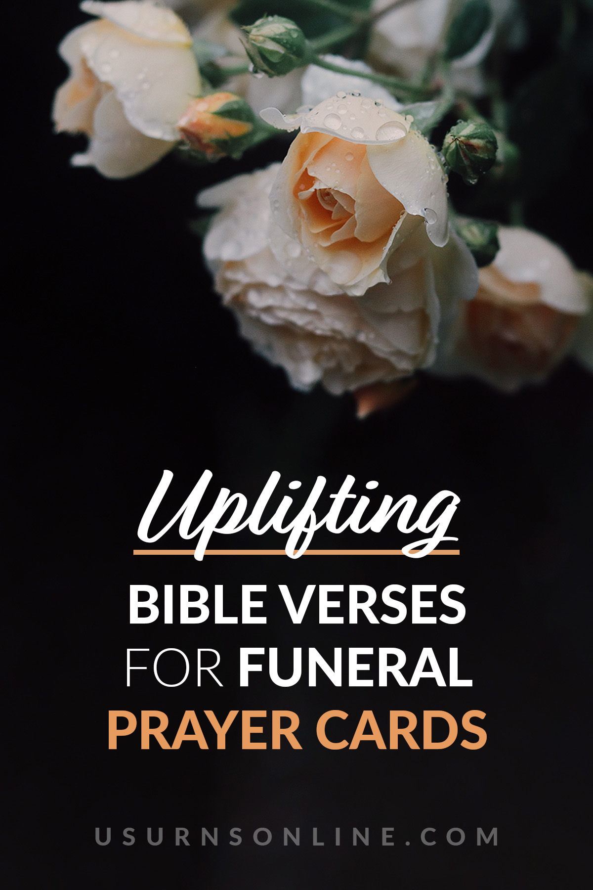 bible verses for funeral prayer cards - feature image