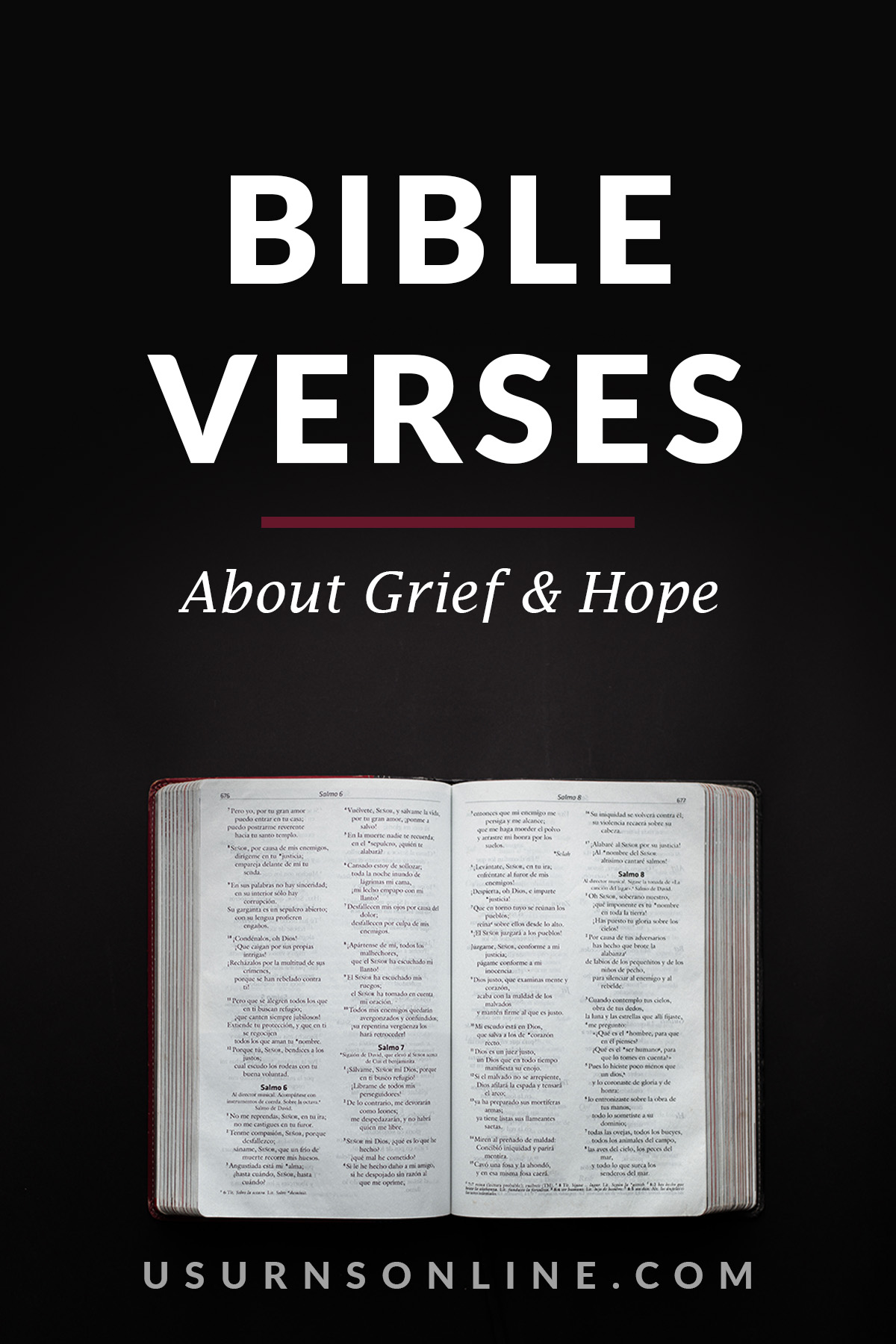 bible verses about grief and hope -feature image