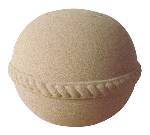 Biodegradable Round Sand Burial Urn - biodegradable cremation urns