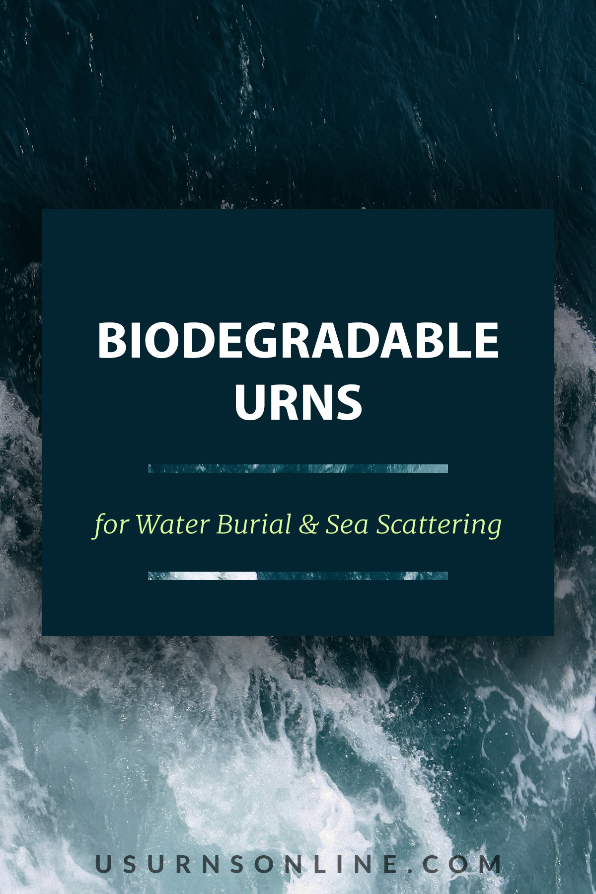 biodegradable urns for water burial - feature image