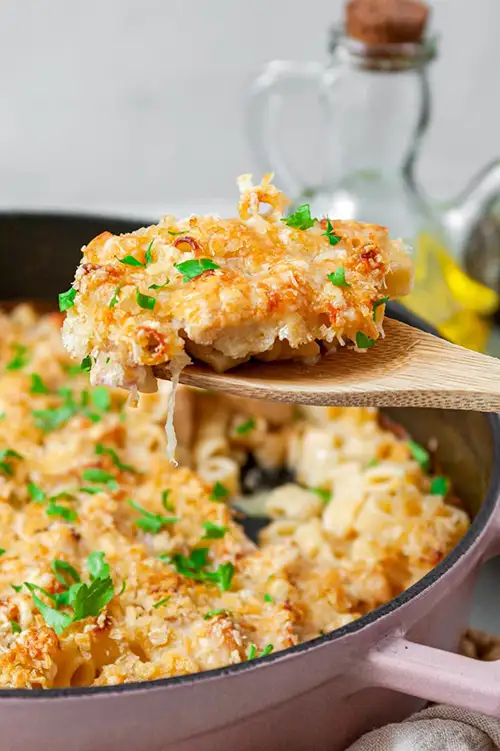 Chicken Cordon Bleu Pasta Bake